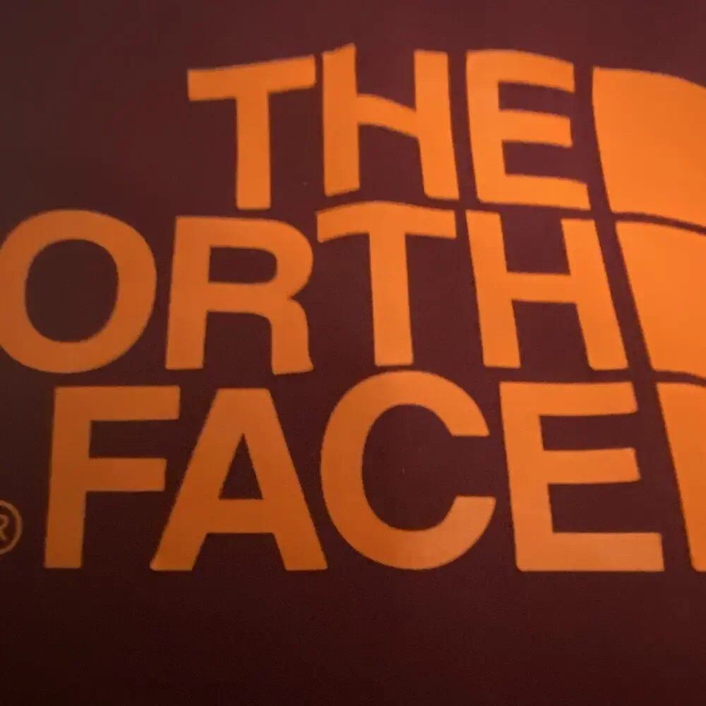 The North Face Men's Burgundy Pullover Hoodie L/G Polyester Pockets Logo